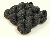 New Base Yarn! Hand Dyed Yarn, DK Weight Tweed Superwash Merino Wool - Slate Grey Tonal - Indie Dyer Yarn, Charcoal Knitting Yarn with Tweedy Flecks