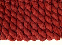 Hand Dyed Yarn, Fingering Weight Mini Skeins, 4 Ply Superwash 100% Merino Wool - Potluck Red - Tonal Semi-Solid Indie Dyed Sock Yarn