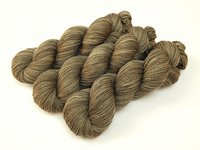 Hand Dyed Yarn, Sock Weight 4 Ply Superwash Merino Wool - Driftwood - Fingering Weight Indie Dyed Knitting Yarn, Neutral Tonal Sock Yarn