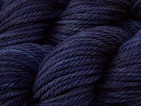 Bulky Hand Dyed Yarn, 100% Superwash Merino Wool - Ink Tonal - Soft Indie Dyer Thick Dark Blue Yarn, Navy Chunky Knitting Yarn
