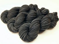 Hand Dyed Yarn, Bulky Weight Superwash Merino Wool - Slate Grey Tonal - Thick Chunky Dark Grey Knitting Yarn, Charcoal Gray Bulky Yarn