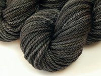 Hand Dyed Yarn, Bulky Weight Superwash Merino Wool - Slate Grey Tonal - Thick Chunky Dark Grey Knitting Yarn, Charcoal Gray Bulky Yarn