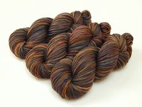 Hand Dyed Worsted Weight Yarn, Superwash Merino Wool - Agate - Earthtones Hand Dyed Yarn, Indie Dyer Knitting Yarn Skein, Grey Brown Gold