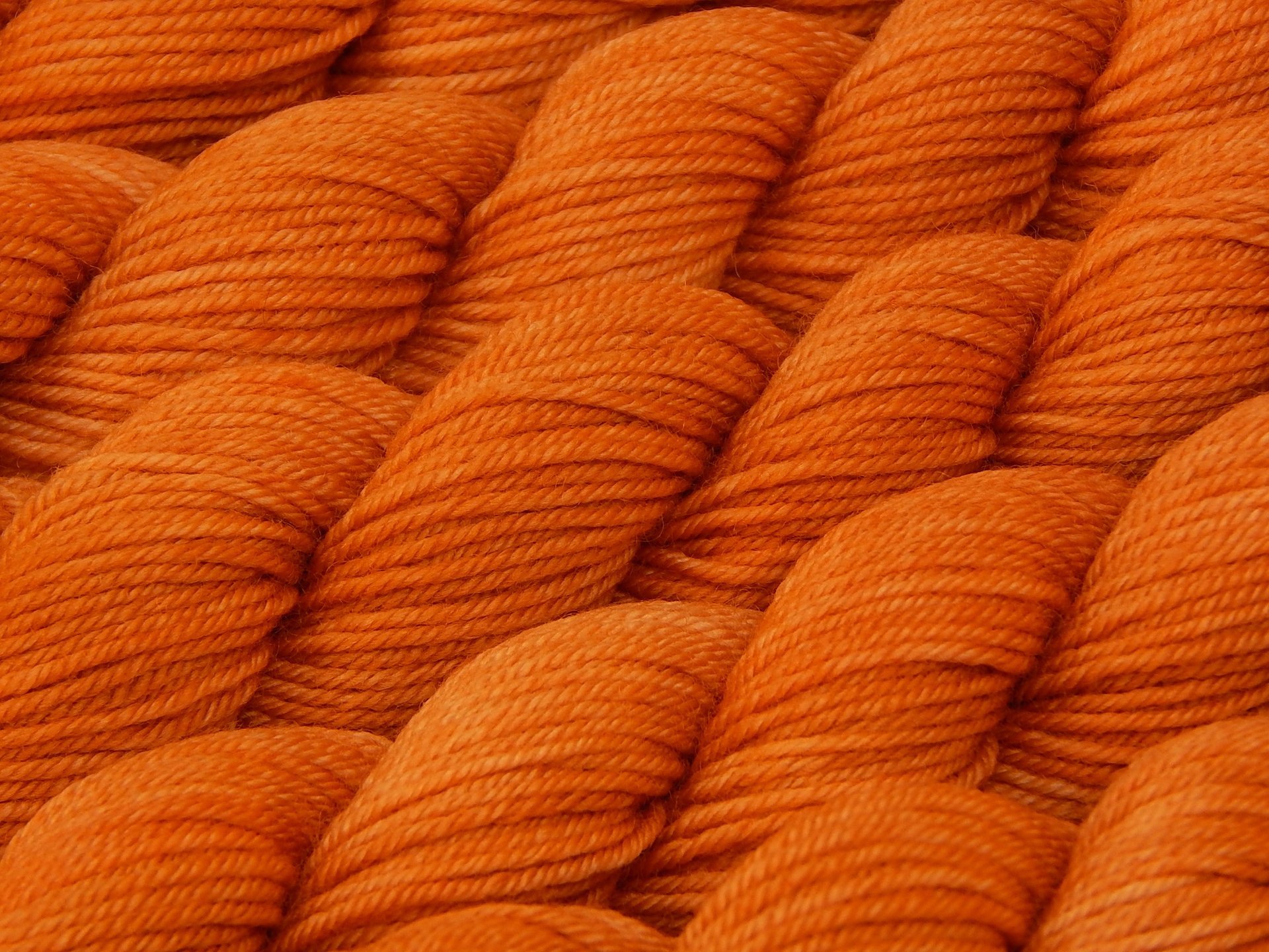 Hand Dyed Sock Yarn Mini Skeins, Sock Fingering Weight 4 Ply Superwash Merino Wool - Tigerlily - Indie Knitting Skein, Orange Fall Autumn Yarn